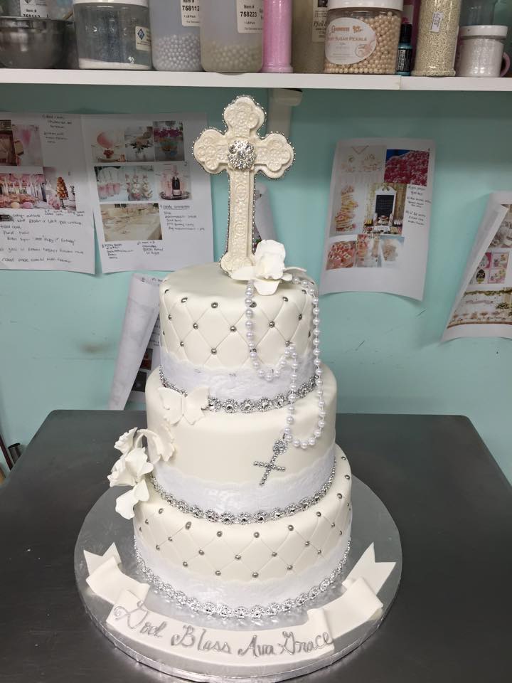 sugar coated communion cake brooklyn