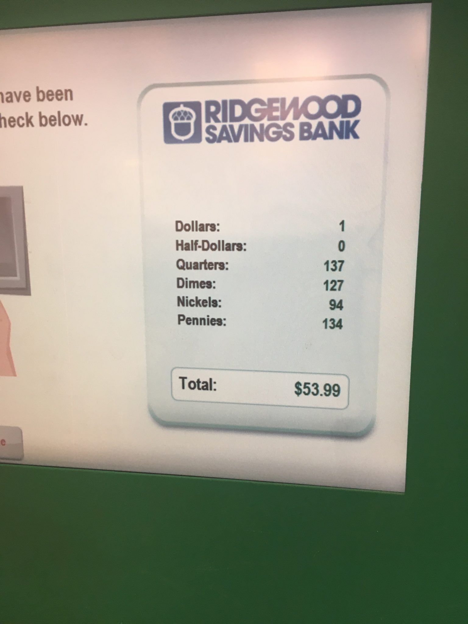 Coinstar Ridgefield Bank in Bay Ridge