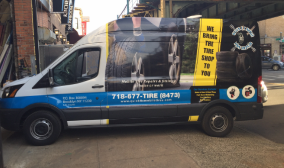 flat tire repaired outside your home bay ridge