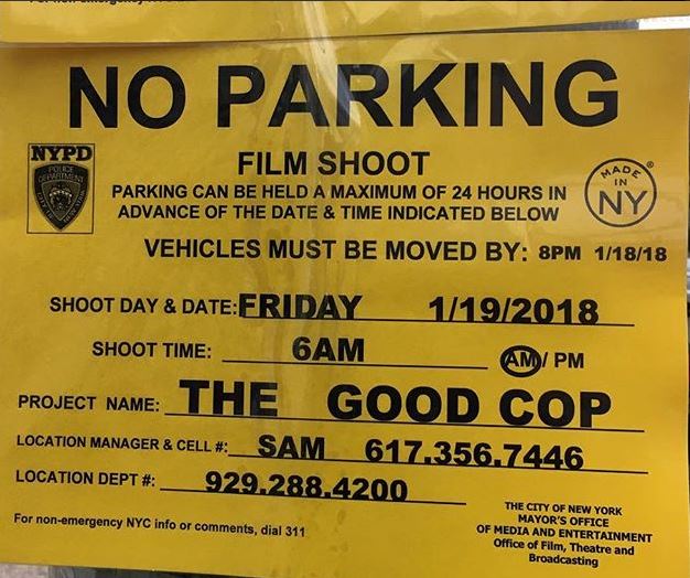 Filming in Bay Ridge January 19, 2019