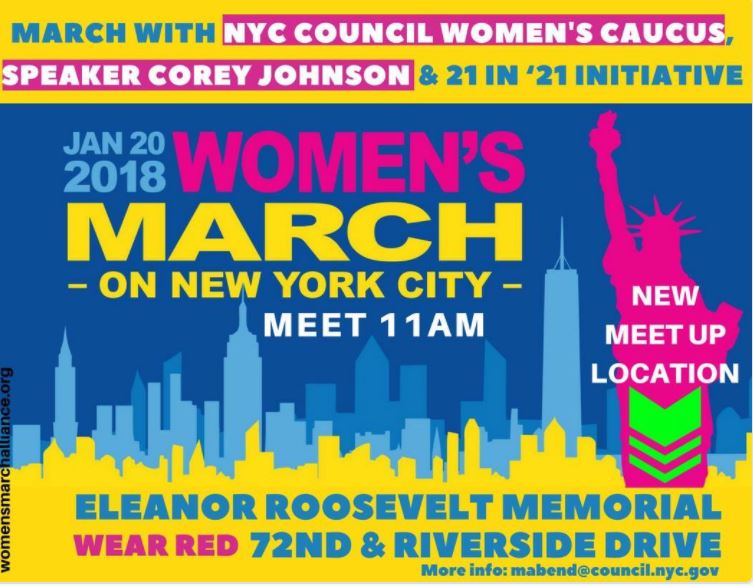 womens march meet up in nyc