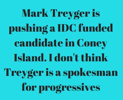 Mark Treyger endorsed Ethan Lustig-Elgrably