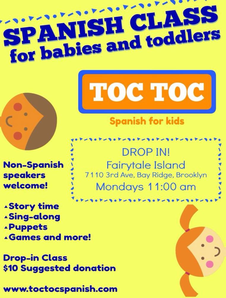 Spanish Classes for Babies and Toddlers in Bay Ridge