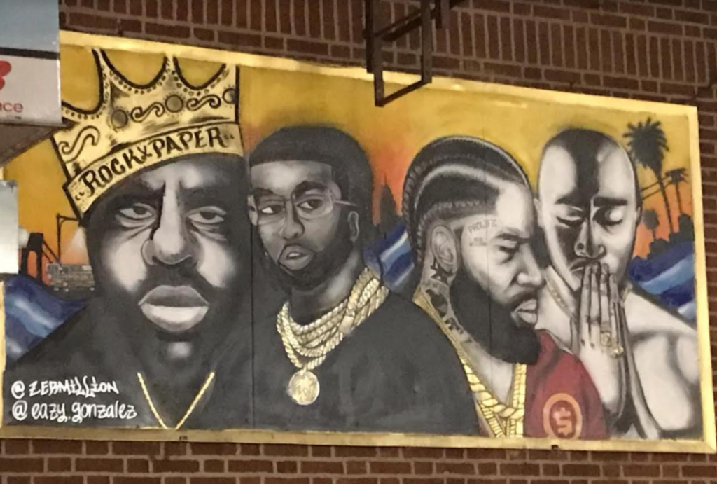 rappers on the wall in bay ridge eazy gonzalez