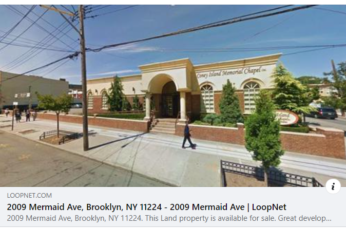Want to Buy a Funeral Home in Coney Island?