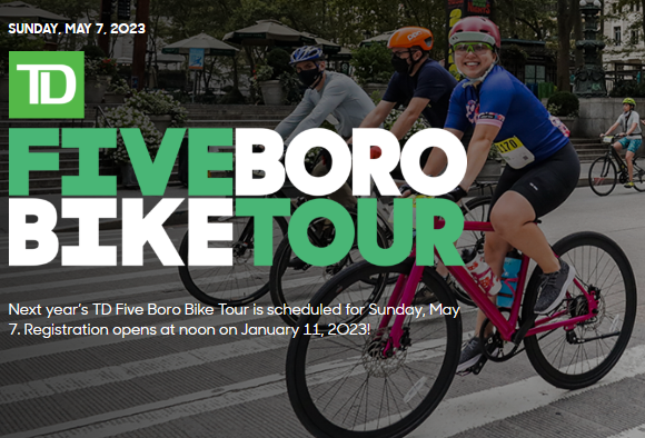 td 5 boro bike tour 2020