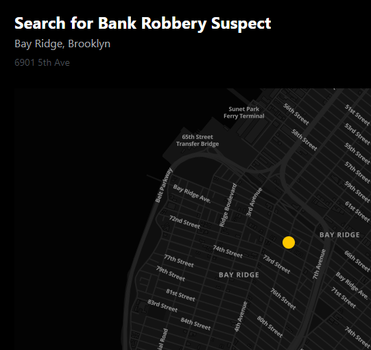 Bank of America in Bay Ridge Robbed - February 22, 2023 - 5th Avenue ...