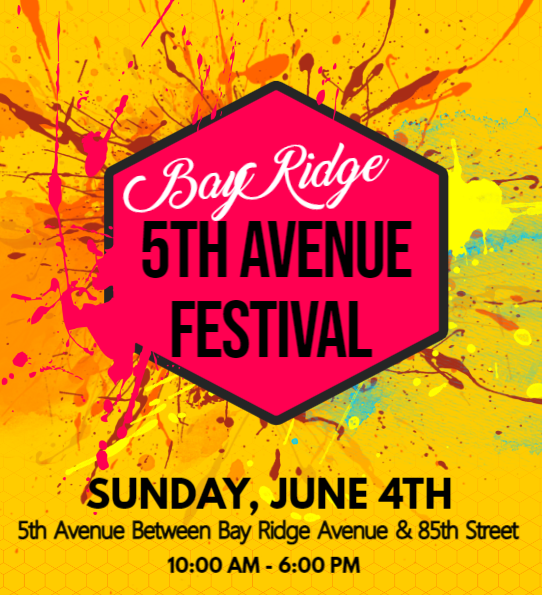 Bay Ridge 5th Avenue Festival June, 4, 2023 Fun on 5th